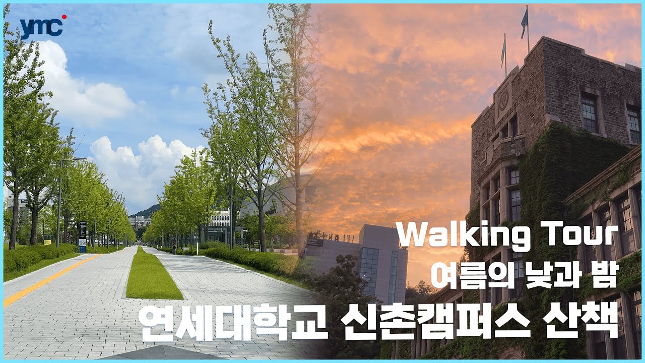 [Walk with me] 여름 연세대학교의 낮과 밤 - 신촌캠퍼스편 